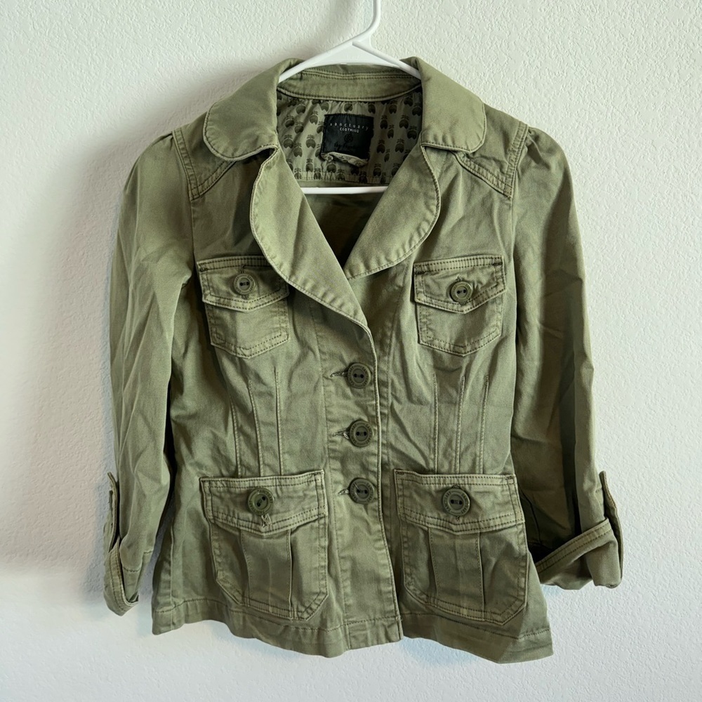 Sanctuary Anthropologie Women’s Green Jacket‎ Size Small